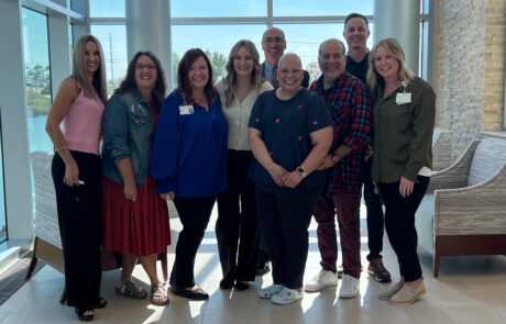 Melissa and team at Delnor